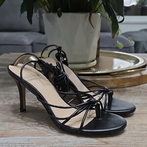 Elegant Black Strappy Heels
